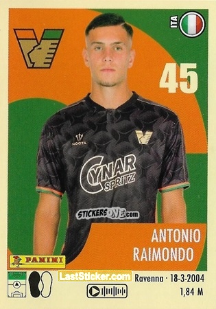 Sticker Antonio Raimondo - Calciatori 2024-2025 n. 535 - Panini