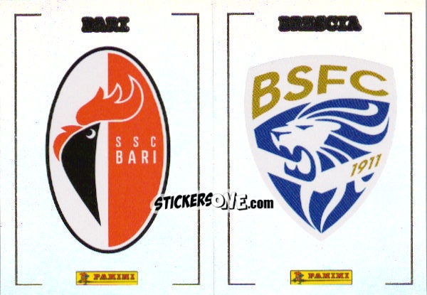 Figurina Scudetto Bari / Brescia - Calciatori 2024-2025 n. 547 - Panini
