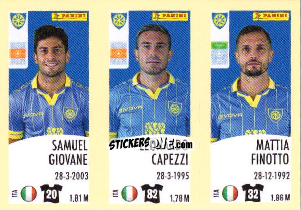 Figurina Samuel Giovane / Leonardo Capezzi / Mattia Finotto