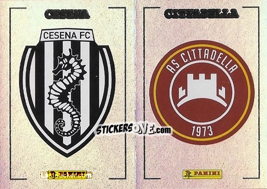 Figurina Scudetto Cesena / Cittadella - Calciatori 2024-2025 n. 573 - Panini