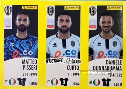 Figurina Matteo Pisseri / Marco Curto / Daniele Donnarumma