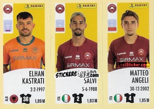 Cromo Elhan Kastrati / Alessandro Salvi / Matteo Angeli - Calciatori 2024-2025 n. 581 - Panini