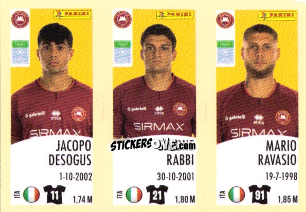 Figurina Jacopo Desogus / Simone Rabbi / Mario Ravasio