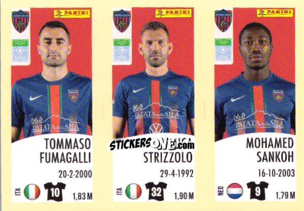 Figurina Tommaso Fumagalli / Luca Strizzolo / Mohamed Sankoh