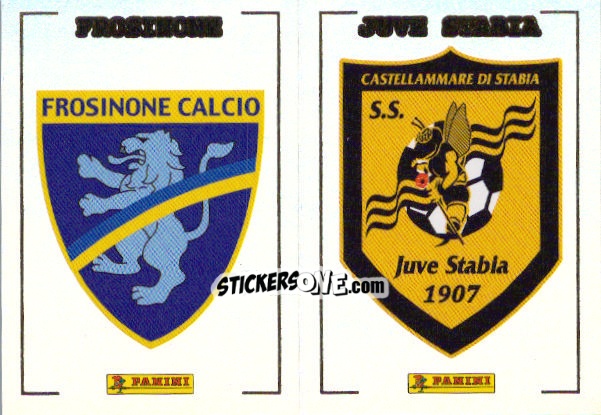 Figurina Scudetto Frosinone / Juve Stabia - Calciatori 2024-2025 n. 599 - Panini