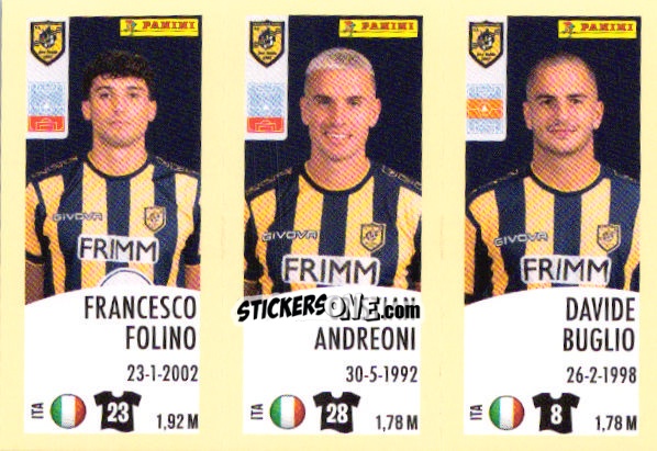 Figurina Francesco Folino / Cristian Andreoni / Davide Buglio