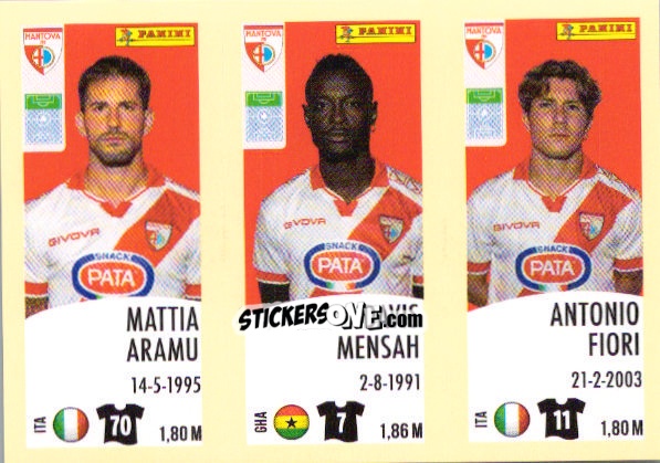Figurina Mattia Aramu / Davis Mensah / Antonio Fiori