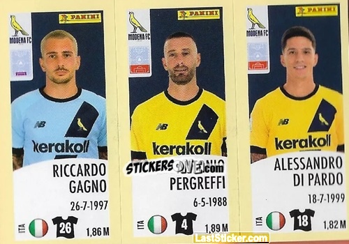 Figurina Riccardo Gagno / Antonio Pergreffi / Alessandro Di Pardo