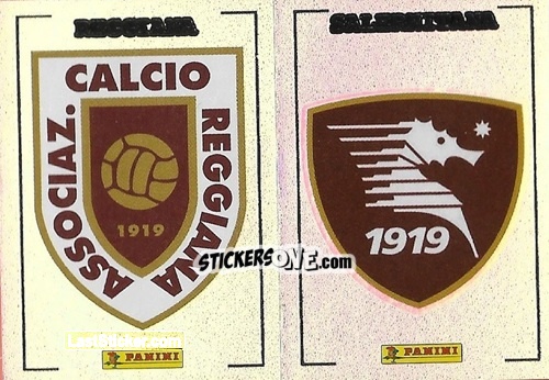 Figurina Scudetto Reggiana / Salernitana - Calciatori 2024-2025 n. 638 - Panini