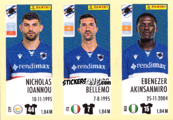 Figurina Nicolas Ioannou / Alessandro Bellemo / Ebenezer Akinsanmiro