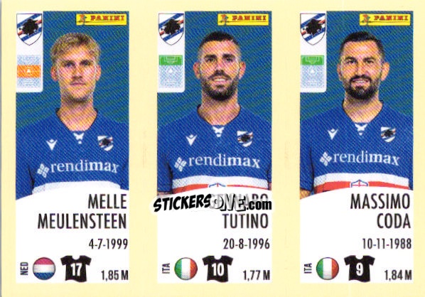 Figurina Melle Meulensteen / Gennaro Tutino / Massimo Coda