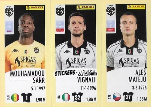 Sticker Mouhamadou Sarr / Luca Vignali / Aleš Matějů - Calciatori 2024-2025 n. 666 - Panini
