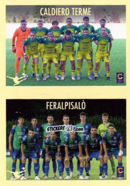 Cromo Squadra Caldiero Terme / Feralpi Salo - Calciatori 2024-2025 n. 681 - Panini
