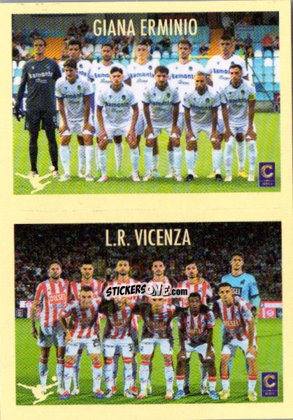 Cromo Squadra Giana Erminio / L.R. Vicenza - Calciatori 2024-2025 n. 682 - Panini