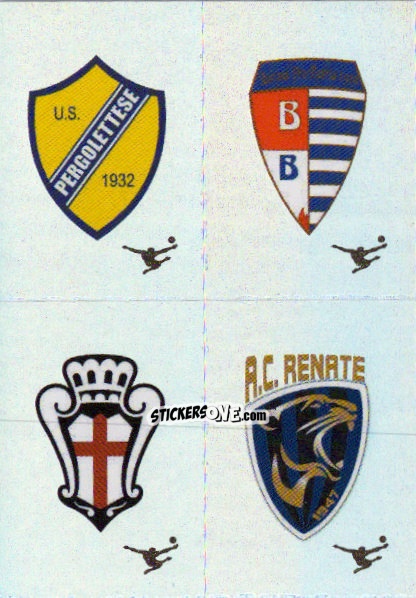 Figurina Scudetto Pergolettese / Pro Patria / Pro Vercelli / Renate - Calciatori 2024-2025 n. 686 - Panini