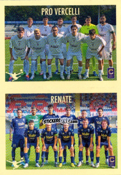 Figurina Squadra Pro Vercelli / Renate - Calciatori 2024-2025 n. 688 - Panini