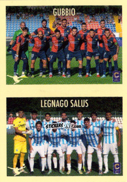 Figurina Squadra Gubbio / Legnago Salus - Calciatori 2024-2025 n. 696 - Panini