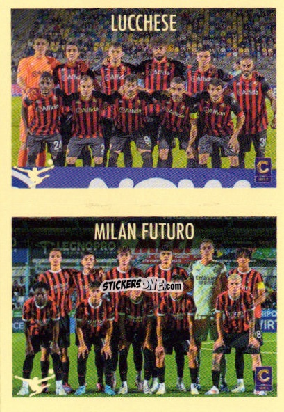Figurina Squadra Lucchese / Milan Futuro - Calciatori 2024-2025 n. 697 - Panini