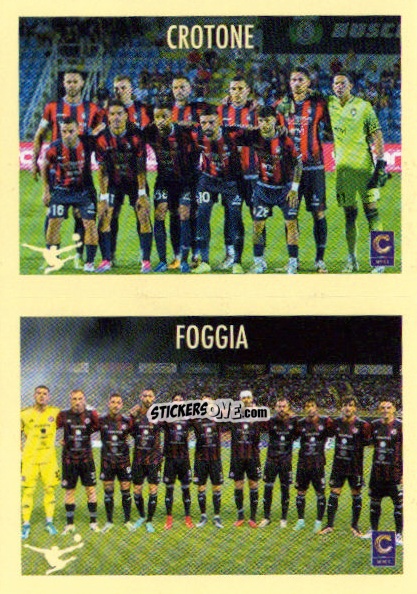 Cromo Squadra Crotone / Foggia - Calciatori 2024-2025 n. 714 - Panini