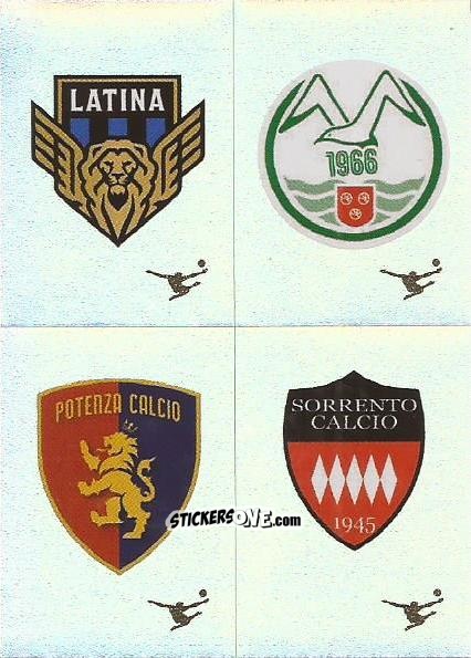 Figurina Scudetto Latina / Monopoli / Potenza / Sorrento - Calciatori 2024-2025 n. 716 - Panini