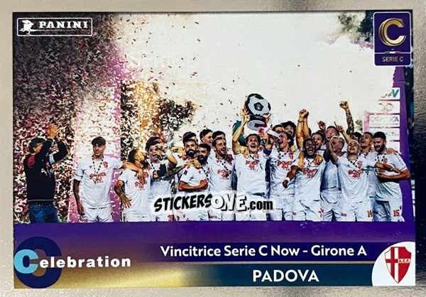 Figurina Padova - Vincitrice Serie C Girone A - Calciatori 2024-2025 n. C48 - Panini