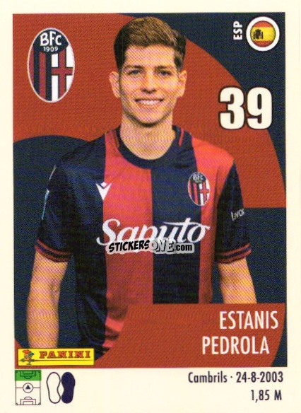 Figurina Estanis Pedrola - Calciatori 2024-2025 n. U7 - Panini