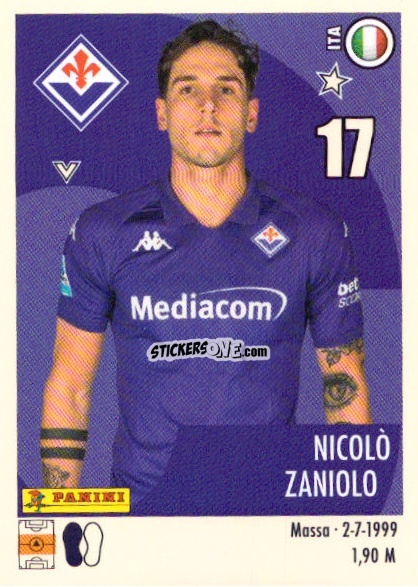 Cromo Nicolò Zaniolo - Calciatori 2024-2025 n. U24 - Panini