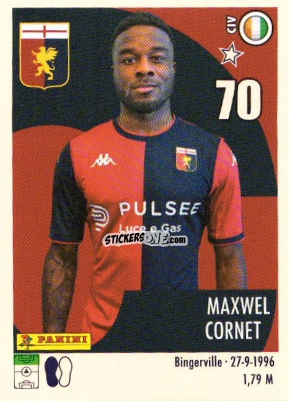Cromo Maxwel Cornet - Calciatori 2024-2025 n. U27 - Panini