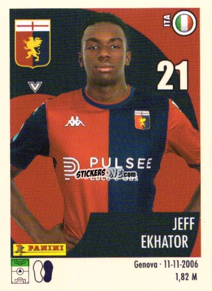 Cromo Jeff Ekhator - Calciatori 2024-2025 n. U28 - Panini