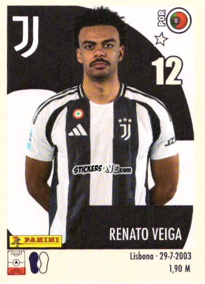 Cromo Renato Veiga - Calciatori 2024-2025 n. U37 - Panini