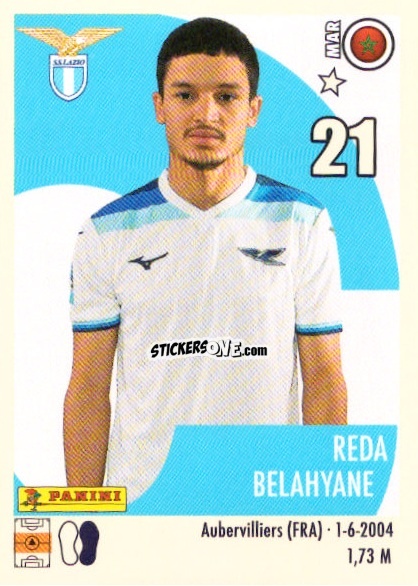 Cromo Reda Belahyane - Calciatori 2024-2025 n. U43 - Panini