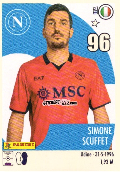 Cromo Simone Scuffet - Calciatori 2024-2025 n. U57 - Panini