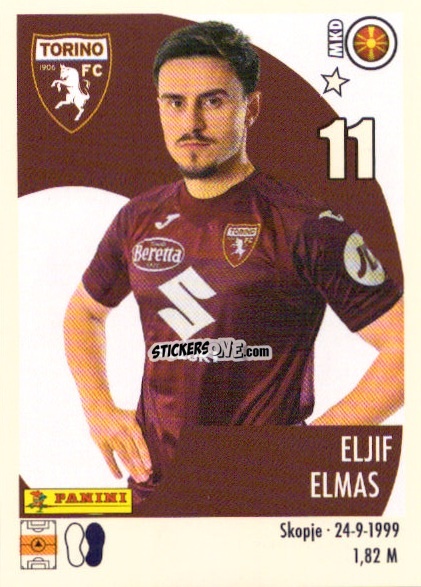 Figurina Eljif Elmas - Calciatori 2024-2025 n. U71 - Panini