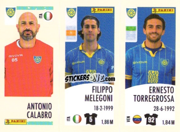 Cromo Antonio Calabro/filippo Melegoni/ernesto Torregrossa - Calciatori 2024-2025 n. U83 - Panini