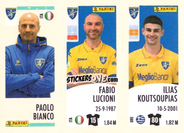 Cromo Paolo Bianco/fabio Lucioni/ilias Koutsoupias - Calciatori 2024-2025 n. U89 - Panini