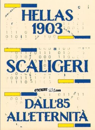 Figurina Slogan Hellas Verona