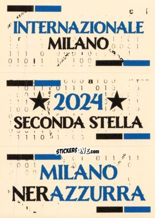 Cromo Slogan Inter - Calciatori 2024-2025 n. SL9 - Panini