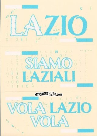 Cromo Slogan Lazio - Calciatori 2024-2025 n. SL11 - Panini