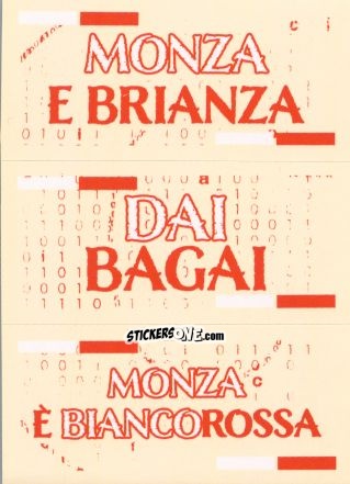 Figurina Slogan Monza
