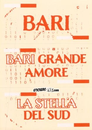 Figurina Slogan Bari