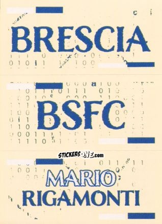 Figurina Slogan Brescia