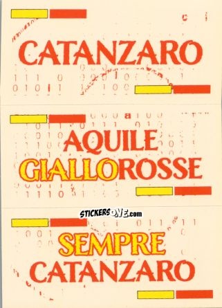 Figurina Slogan Catanzaro