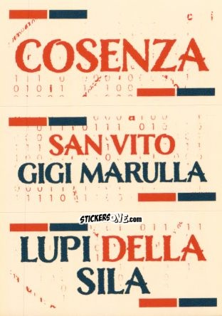 Cromo Slogan Cosenza - Calciatori 2024-2025 n. SL27 - Panini