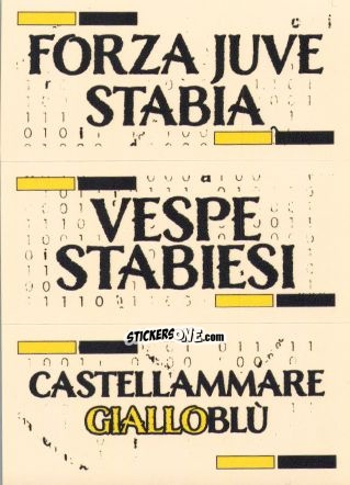 Figurina Slogan Juve Stabia