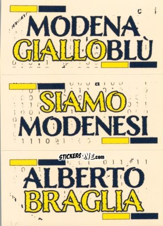 Figurina Slogan Modena