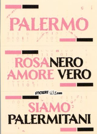 Figurina Slogan Palermo
