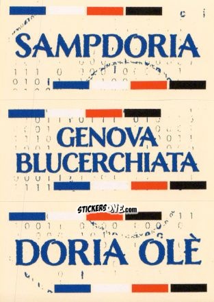 Cromo Slogan Sampdoria - Calciatori 2024-2025 n. SL37 - Panini
