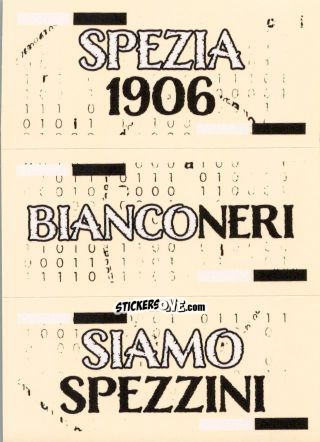 Figurina Slogan Spezia