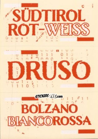 Figurina Slogan Sudtirol
