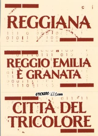 Figurina Slogan Reggiana
